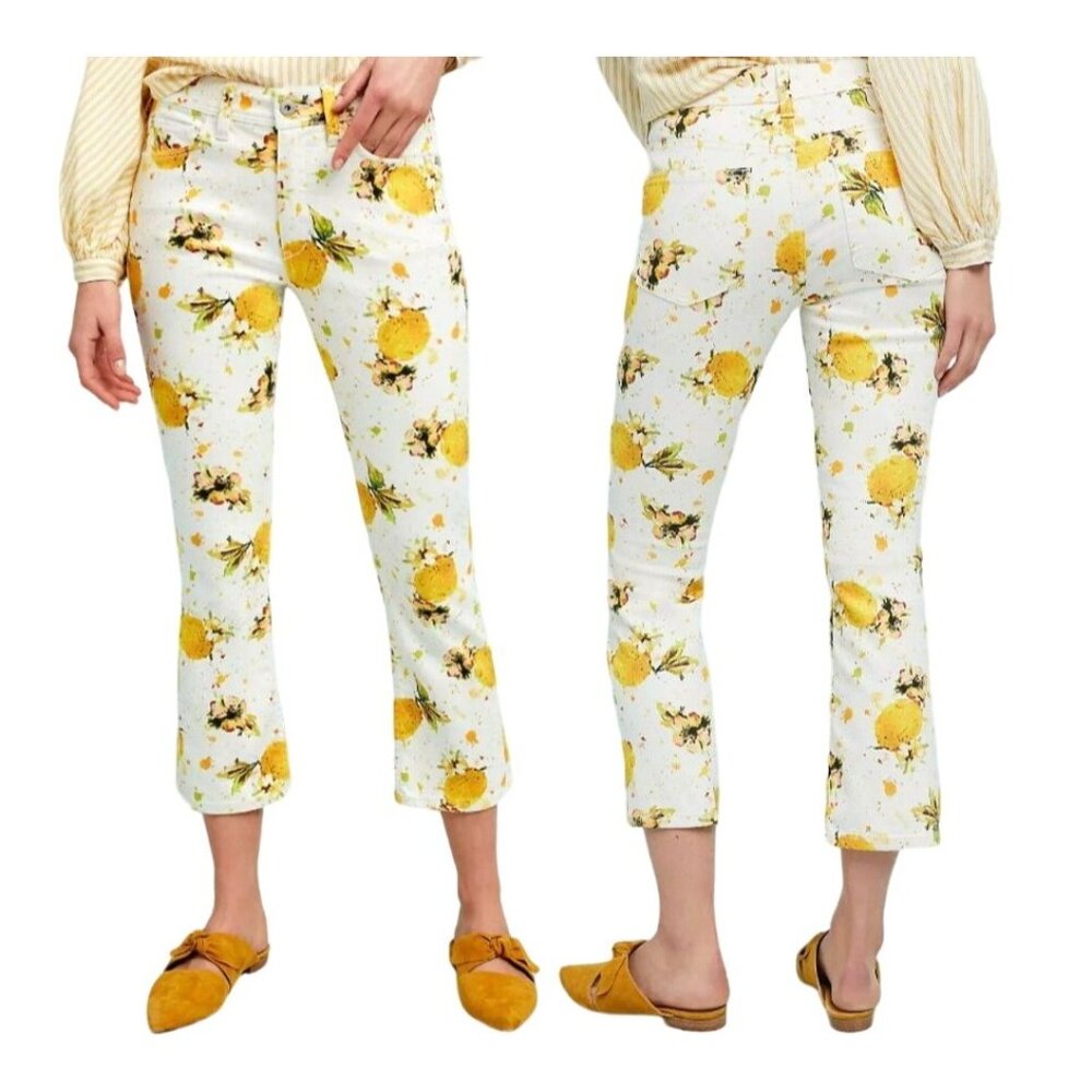 Pilcro And The Letterpress Women's Petite Lemon Grove High-Rise Cropped Jeans 25